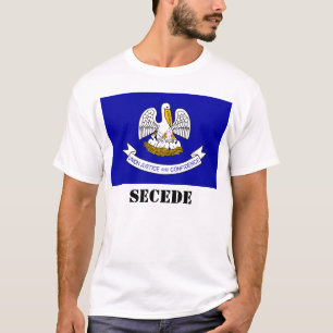 T-shirt le Louisiane-pélican-drapeau, FONT CÉCESSION