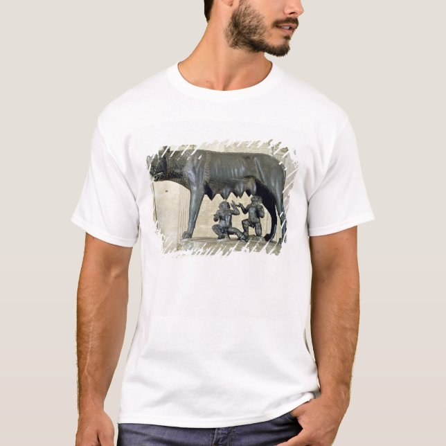 T-shirt Le -Loup de Capitoline (Devant)