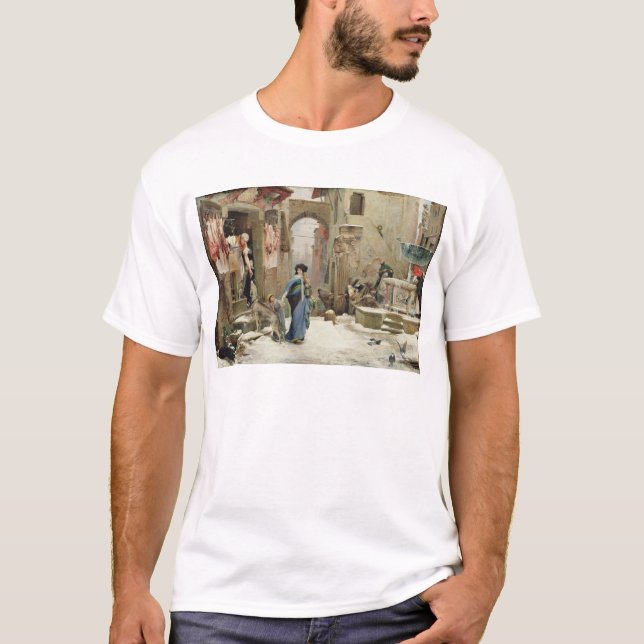 T-shirt Le loup de Gubbio, 1877 (Devant)
