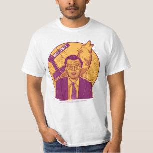 T-shirt " Le loup de l'art de Wall Street"