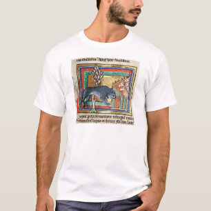 T-shirt Le loup de milliseconde Roy A en dehors d'un