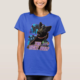 T-shirt Le loup de nuit