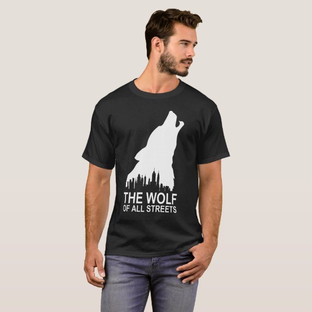 T-shirt Le loup de toutes les rues (Devant entier)