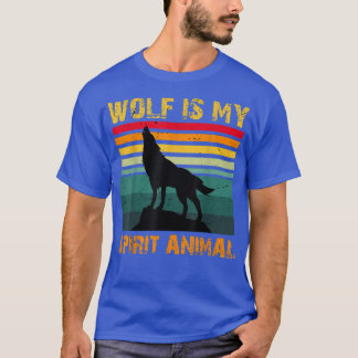 T-shirt Le loup est Mon Esprit Animal, Les Amateurs de lou