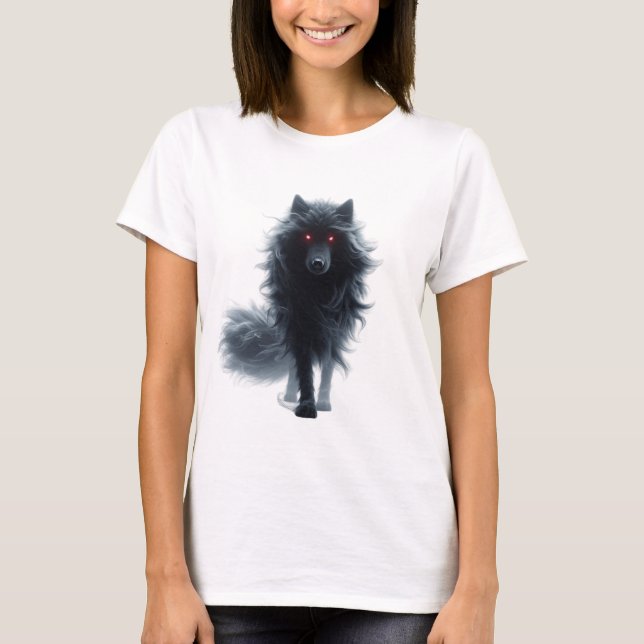 T-shirt "Le Loup fantôme - le marcheur de l'ombre" (Devant)