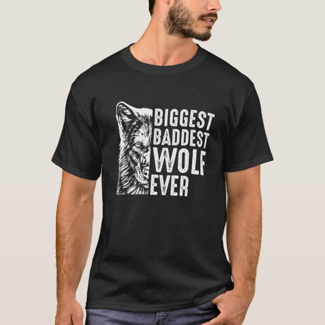 T-shirt Le Loup-Occidental Le Plus Vide Jamais Vêtu Hilari (Devant)