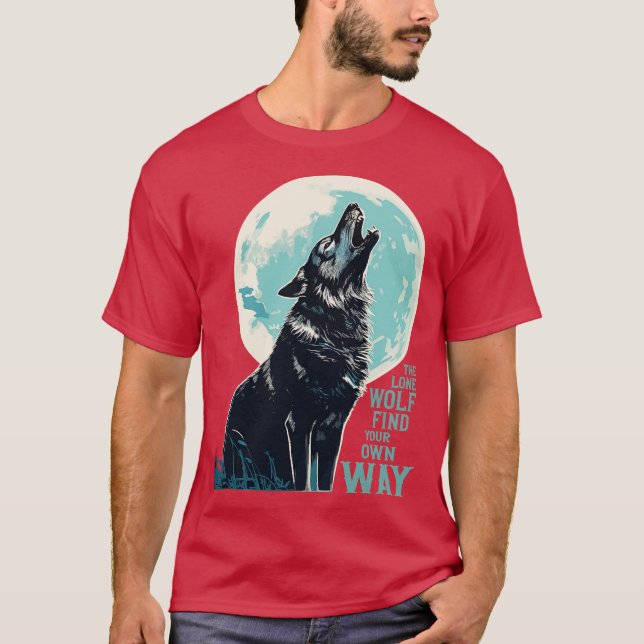 T-shirt Le Loup Solitaire (Devant)