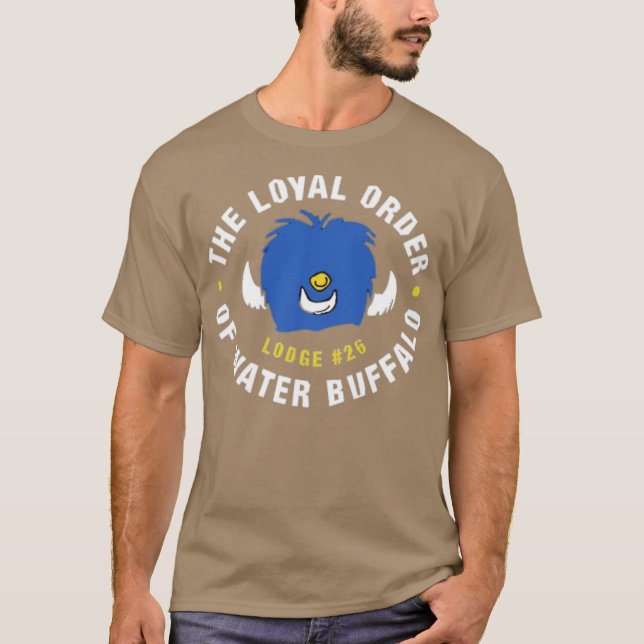 T-shirt Le Loyal Order of Water Buffalo Lodge 26 (Devant)