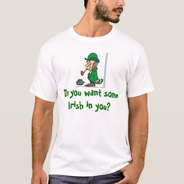 T-shirt Le lutin 1, voulez-vous quelques Irlandais dans (Devant)