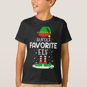 T-shirt Le lutin préféré du Père Noël Noël Famille tenue a