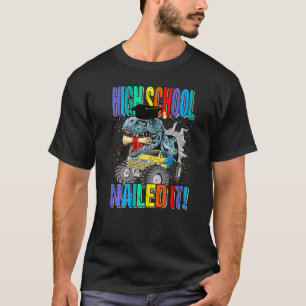 T-shirt Le Lycée Nuit Il Monster Truck Dinosaure