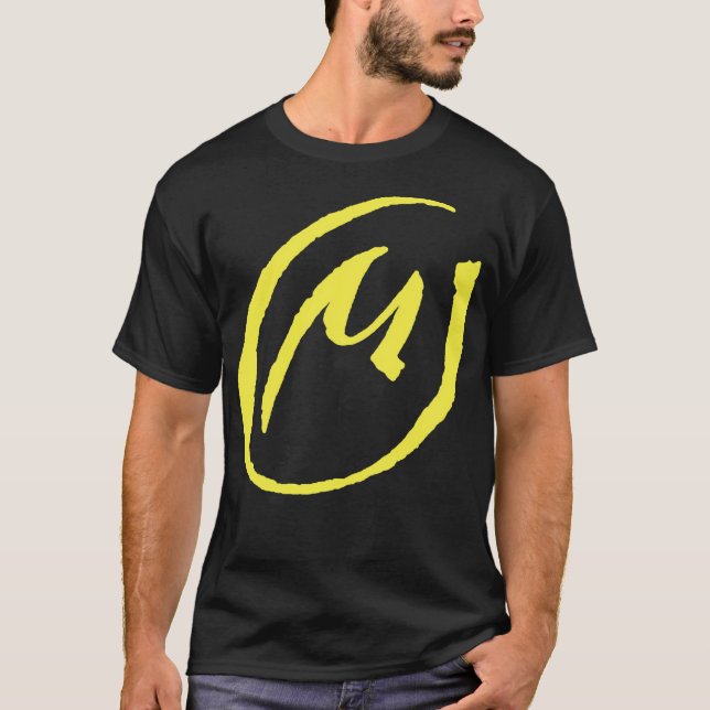 T-shirt Le "M" Jaune (La Marque Jaune) (Devant)