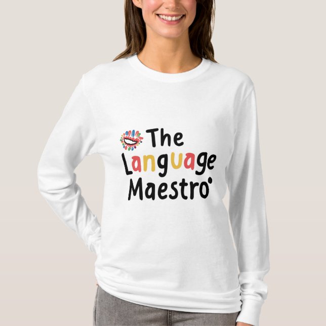 T-shirt Le Maestro de Langue (Devant)
