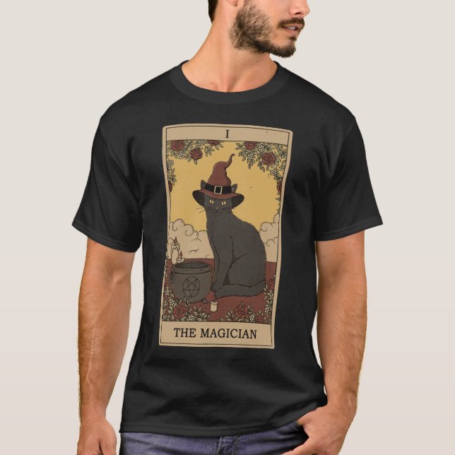 T-shirt Le magicien amusant (Devant)