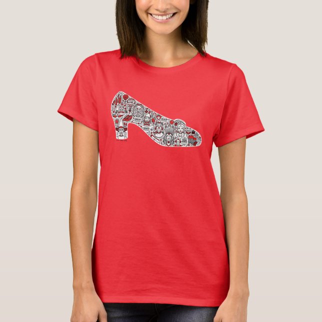 T-shirt Le magicien du Doodle Art d'Oz (Devant)