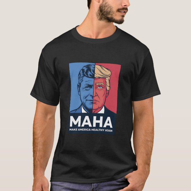 T-shirt Le MAHA rassure l'Amérique Trump 2024 (Devant)