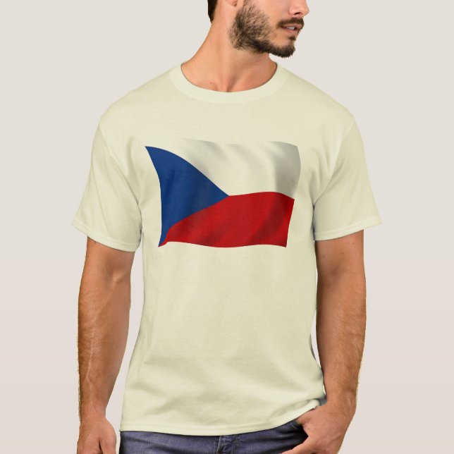T-shirt Le maillot à drapeau de la République tchèque (Devant)