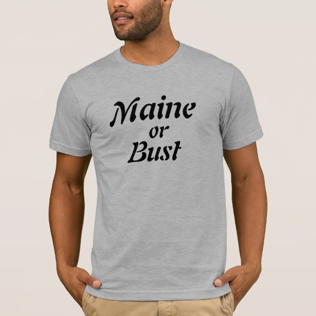 T-shirt Le Maine ou buste (Devant)