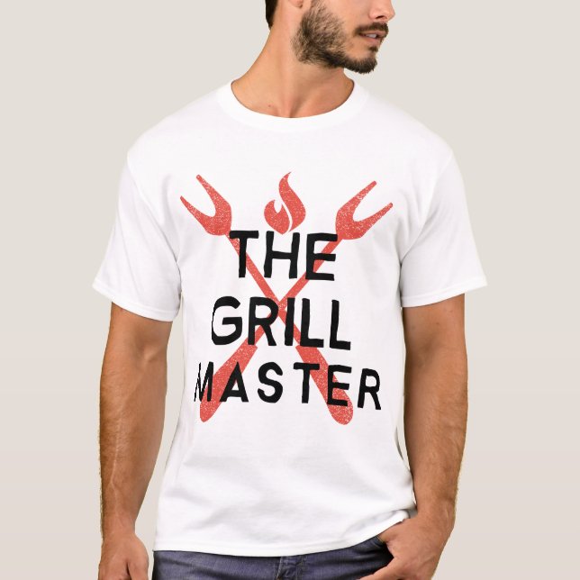 T-shirt Le maître grill (Devant)