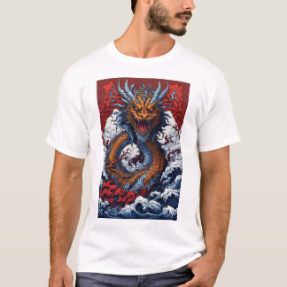 T-shirt Le majestueux dragon océanique
