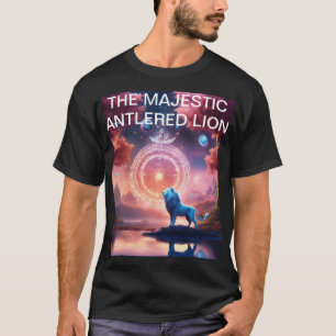 T-SHIRT LE MAJESTUEUX LION D'ANTLER
