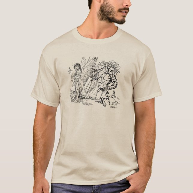 T-shirt Le mal dans les montagnes (Devant)