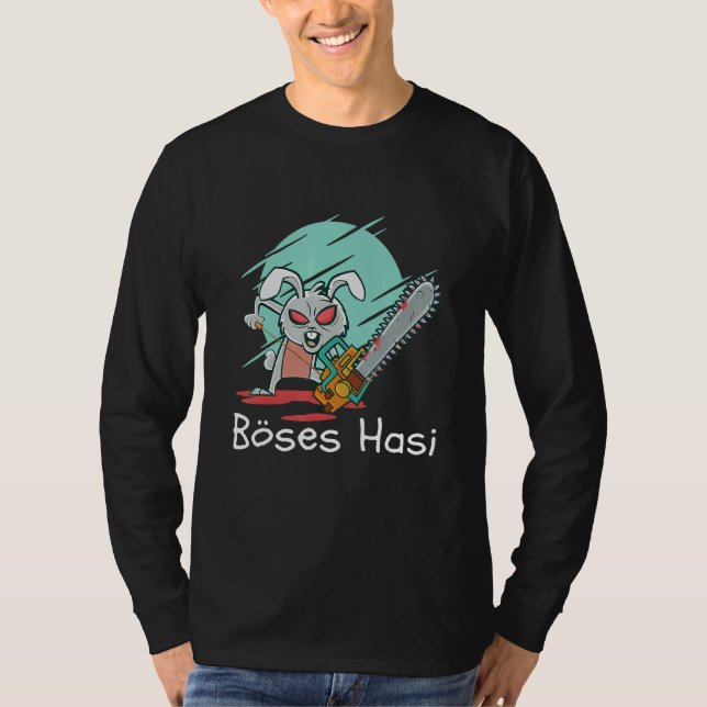 T-shirt Le Mal De Rabbit Chainsaw Hasi Dit (Devant)