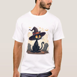 T-shirt Le Mal Mystique : Le Chat Noir Enchanté