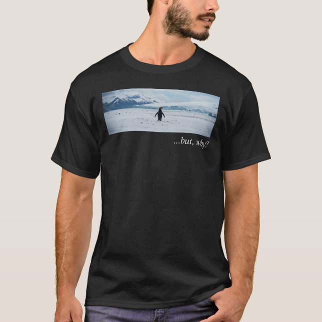 T-shirt Le Manchot au Centre (Devant)