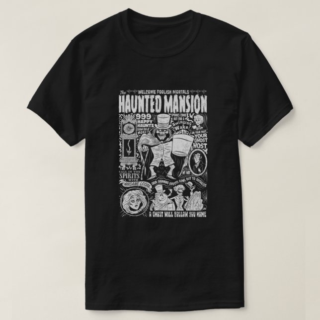 T-shirt Le Manoir de Spookshow (Design devant)