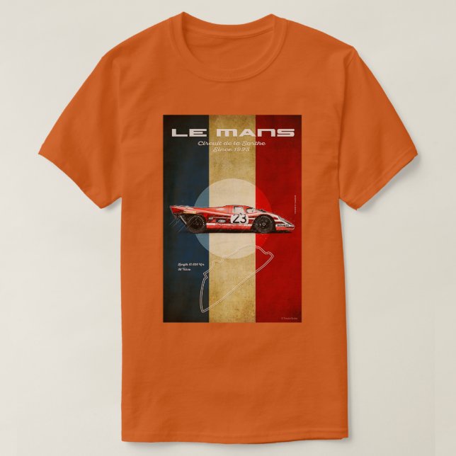 T-shirt Le Mans Vintage 917 Salzburg Long (Design devant)
