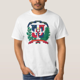 T-shirt Le manteau de la République Dominicaine des bras