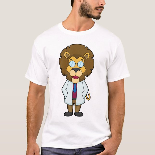 T-shirt Le manteau du docteur Lion (Devant)