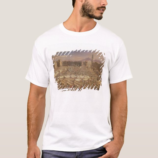 T-shirt Le marché à Naples (Devant)