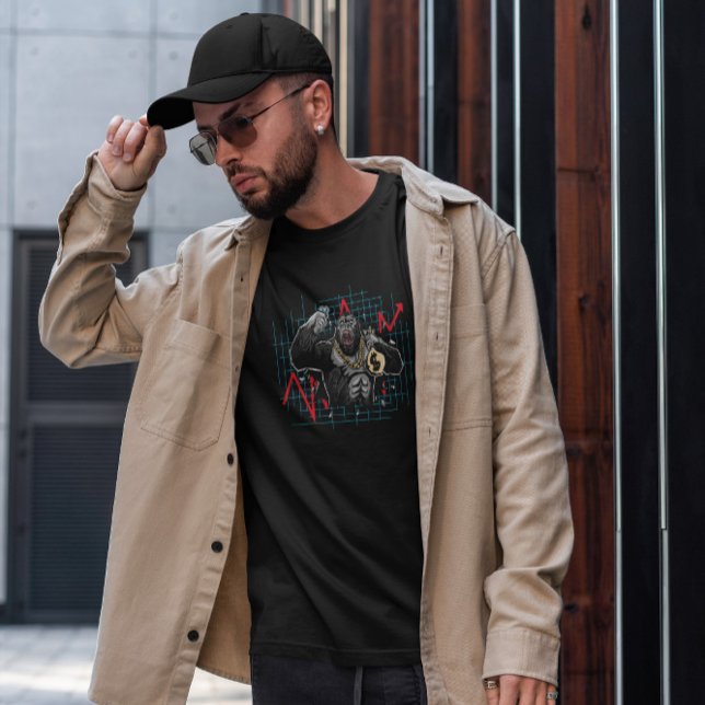 T-shirt Le marché de Gorilla en crise (Créateur téléchargé)