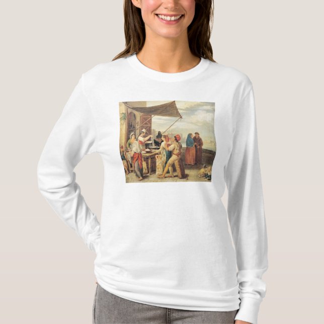 T-shirt Le marché italien (Devant)