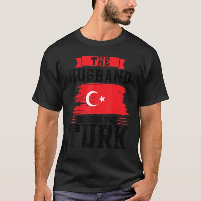 T-shirt Le Mari Derrière Le Turc Turc (Devant)