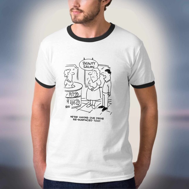 T-shirt Le mari dit qu'ils ont la voiture resurbée aussi (Créateur téléchargé)