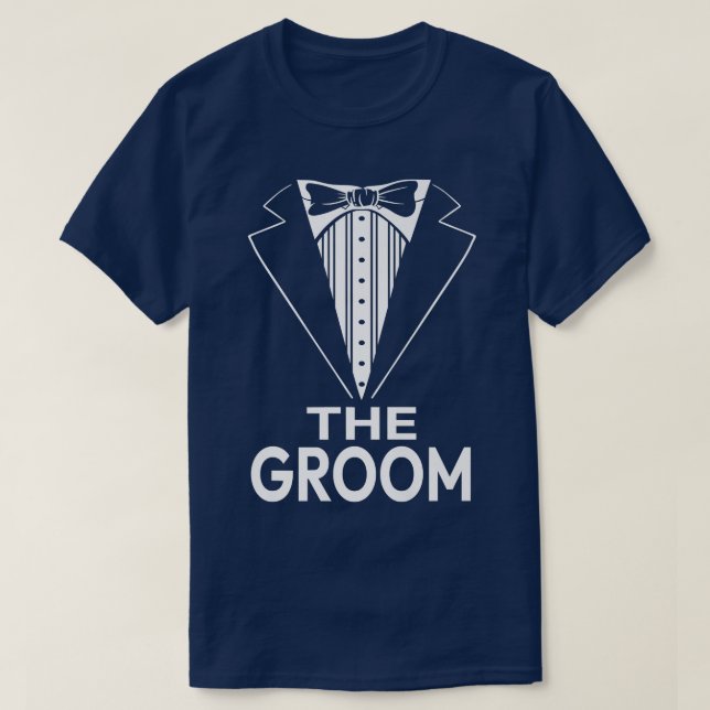 T-shirt Le mari mariage de noces  (Design devant)