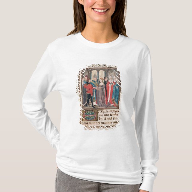 T-shirt Le mariage de Philippe Auguste Roi de France (Devant)