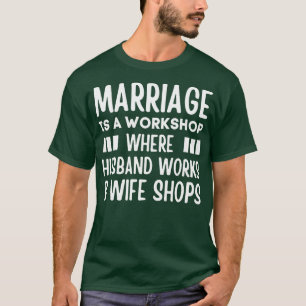 T-shirt Le mariage est un atelier où Hus travaille des bou