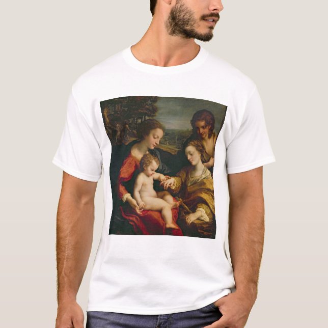 T-shirt Le mariage mystique de St Catherine de (Devant)