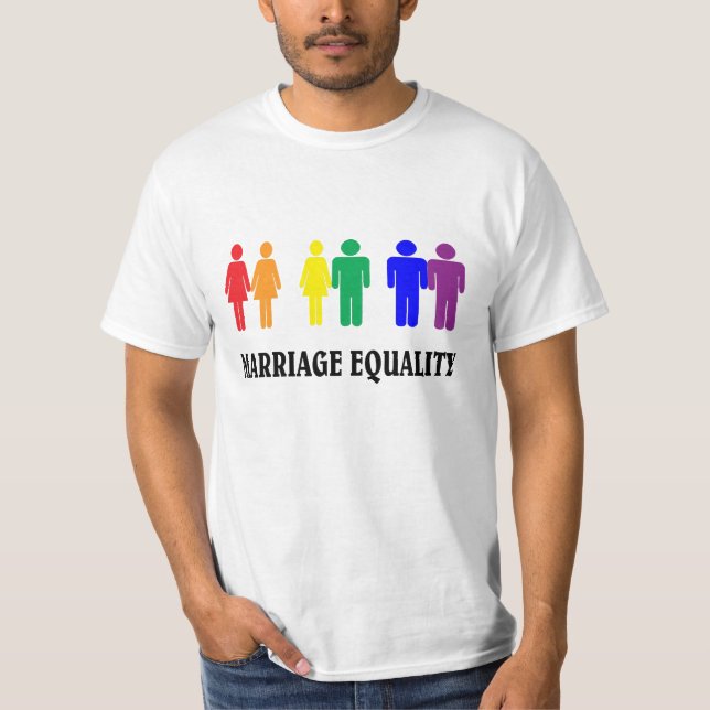 T-shirt Le mariage pour tous. LGBT. (Devant)