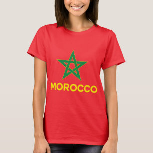 T-shirt Le Maroc - drapeau marocain
