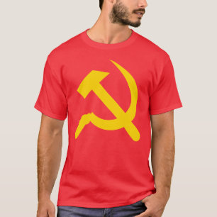 T-shirt Le Marteau Et La Faucille (jaune)