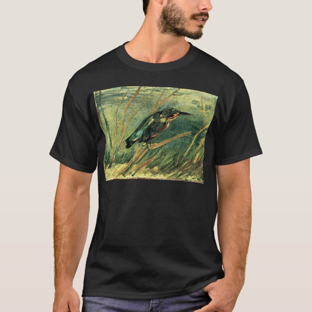 T-shirt Le martin-pêcheur par Vincent van Gogh (Devant)