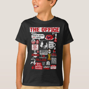 T-shirt Le Mash-up de devis de bureau Vintage amusant