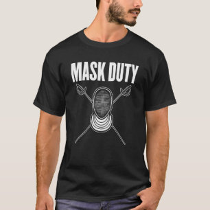 T-shirt Le Masque Et Les Masques Sont Requis En Attention