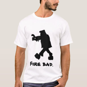 T-shirt Le mauvais du feu de Frankenstein