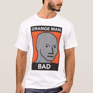 T-shirt Le mauvais orange d'homme
